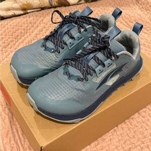 Altra Lone Peak 8 Slate Blue Trail Shoes Size 8.5 Great Condition